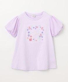 ANY KIDS フラワー 刺繍 Tシャツ