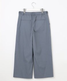 J.PRESS LADIES 【WEB限定カラーあり・セットアップ対応・洗える・撥水・防汚】コットンFITTYシャーク ワイド アンクル パンツ