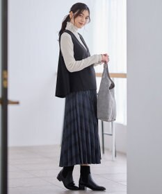 ANY 【2SET】ハンサムジレ×ワイドパンツセット