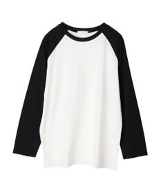 Green Parks シアーラグラン配色プルオーバー