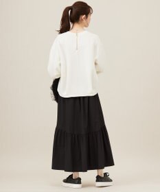 ANY SIS 【洗える・2SET】ダンボール プルオーバー×ギャザー スカート