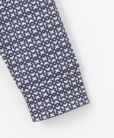 23区GOLF 【WOMEN】サンベールメッシュ モノグラムハーフジップ