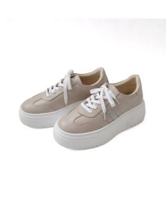 Pointer 日本製 本革ボリューム厚底スニーカー