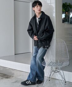 WEGO 【ユニセックス着用ITEM】エコレザー2WAYフライトジャケット