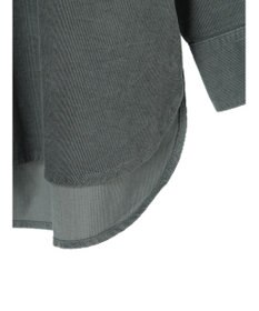 Green Parks 柔らかい細コールシャツ