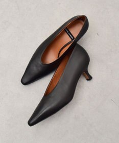 INTER-CHAUSSURES 【ANGEL ALARCON】ポインテッドトウディープカットパンプス