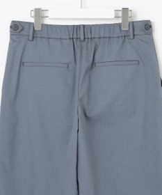 J.PRESS LADIES 【WEB限定カラーあり・セットアップ対応・洗える・撥水・防汚】コットンFITTYシャーク ワイド アンクル パンツ