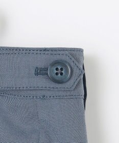 J.PRESS LADIES 【WEB限定カラーあり・セットアップ対応・洗える・撥水・防汚】コットンFITTYシャーク ワイド アンクル パンツ