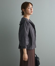 CRAFT STANDARD BOUTIQUE 梯子レースフード付きブラウス