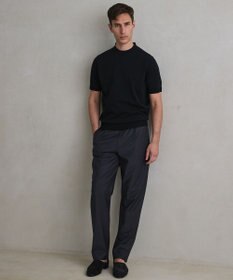 GOTAIRIKU 綿とポリのいいとこどり【洗濯機可】テーラード DRESS BIZ ニットTシャツ