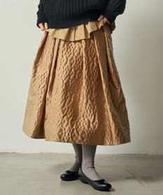 muuc 【土の凹凸を表現したナイロン素材】テレイン スカート