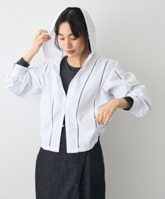 CRAFT STANDARD BOUTIQUE 梯子レースフード付きブラウス
