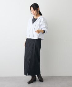 CRAFT STANDARD BOUTIQUE 梯子レースフード付きブラウス