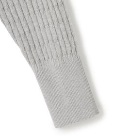 J.PRESS YORK STREET 【WOMEN】コットンケーブル カーディガン