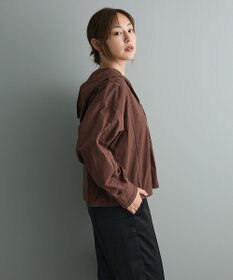 CRAFT STANDARD BOUTIQUE 梯子レースフード付きブラウス