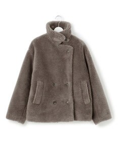 23区 S 【CanCam11月号掲載】ECOPELテディボア ダブルフロント アウター