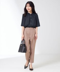 ANY SIS 【洗える】サテンドビー ブラウス