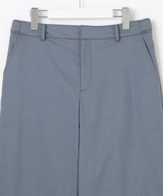 J.PRESS LADIES 【WEB限定カラーあり・セットアップ対応・洗える・撥水・防汚】コットンFITTYシャーク ワイド アンクル パンツ