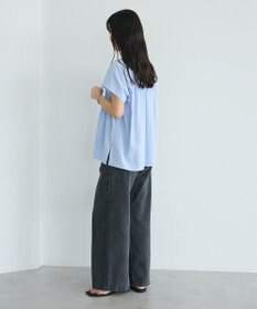 CRAFT STANDARD BOUTIQUE シャーリングショートスリーブブラウス