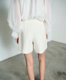 GRACE CONTINENTAL ツイードラップショートパンツ