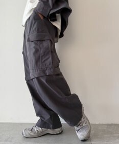 WEGO 【セットアップ対応ITEM】2WAYリップストップカーゴパンツ