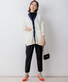 組曲 ナイロンファーニット カーディガン