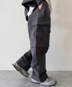 WEGO 【セットアップ対応ITEM】2WAYリップストップカーゴパンツ