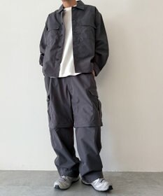 WEGO 【セットアップ対応ITEM】2WAYリップストップカーゴパンツ