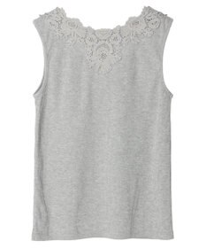 earth music&ecology バックレースタンクトップ