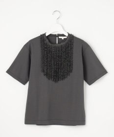 自由区 L 【接触冷感・UVカット・洗える】ベビーフリル Tシャツ