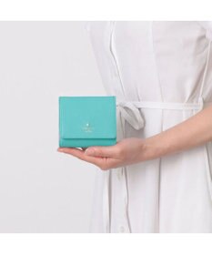 LANVIN en Bleu リュクサンブールカラー 外ボックス二つ折り財布