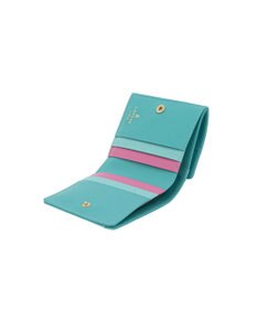 LANVIN en Bleu リュクサンブールカラー 外ボックス二つ折り財布