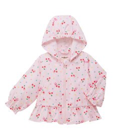 MIKI HOUSE HOT BISCUITS 【80-120cm】キャビット×さくらんぼ 総柄ウインドブレーカー