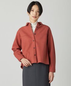 J.PRESS LADIES S メルトンジャージー シャツ