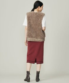 自由区 S レーヨンストレッチIライン スカート