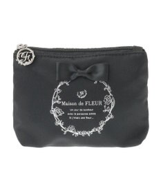 Maison de FLEUR サテンリボンティッシュケース
