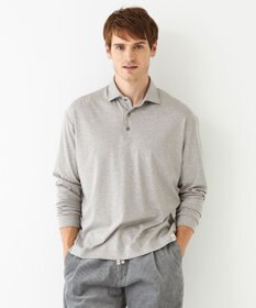 JOSEPH ABBOUD MOUNTAIN 【SPACE／UNISEX】ASHAＡ_OG スムース ポロシャツ