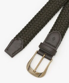 JOSEPH ABBOUD 【イタリア素材・ストレッチ・日本製】メランジヘリンボーン ベルト