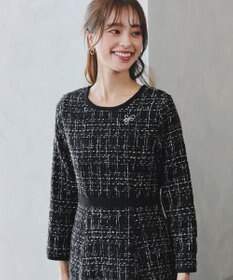 Tiaclasse クロスリボンデザインブローチ