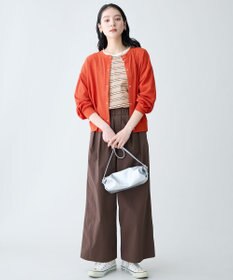 ANY シアーワッフルカーディガン