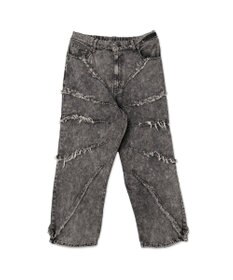 WEGO ダーツフリンジデニムパンツ