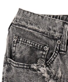 WEGO ダーツフリンジデニムパンツ