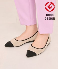 steppi 【洗える/撥水】  バイカラー ポインテッドパンプス