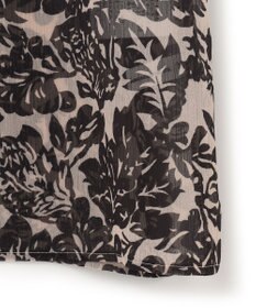 23区 【洗える】ボタニカルプリント スキッパー ブラウス