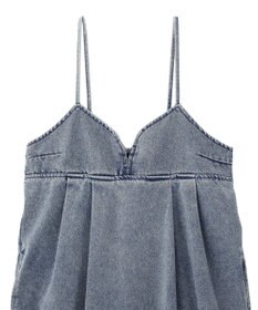 Green Parks デニムキャミワンピース
