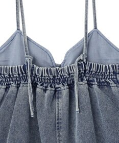 Green Parks デニムキャミワンピース