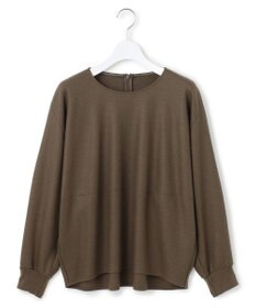 23区 【洗える】ウールミルドジャージー フォルム カットソー