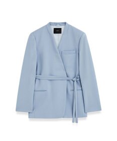 JOSEPH テーラリングクレープ　ノーカラージャケット
