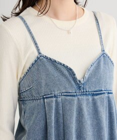 Green Parks デニムキャミワンピース