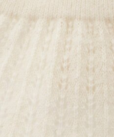 MOONBAT mila schon カシミヤ100%レーシーニットプチマフラー